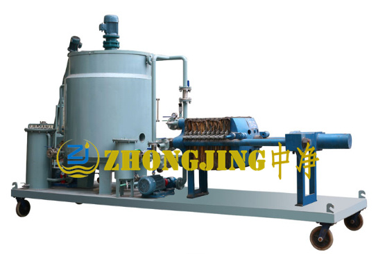 M系列白土脱色搅拌带板框挤压过滤设备